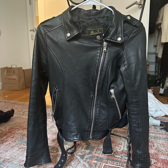 Gorgeous Authentic Italian Leather Jacket- Firenze - Picture 9 of 11